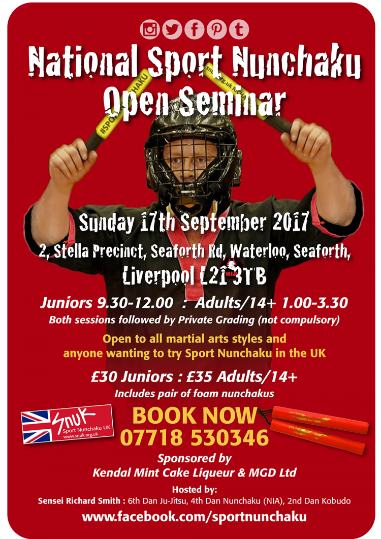 National Sport Nunchaku Open Seminar-Liverpool 2017